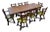 “Viking Oak” Dining Set, a Table With Eight “Horse Head” Chairs For Sale