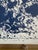 Abstract Authentic Original Framed Hermès Blue Abstract Splash Art Print in Gold Frame Contemporary Modern Wall Art Advertisement For Sale - Image 3 of 6