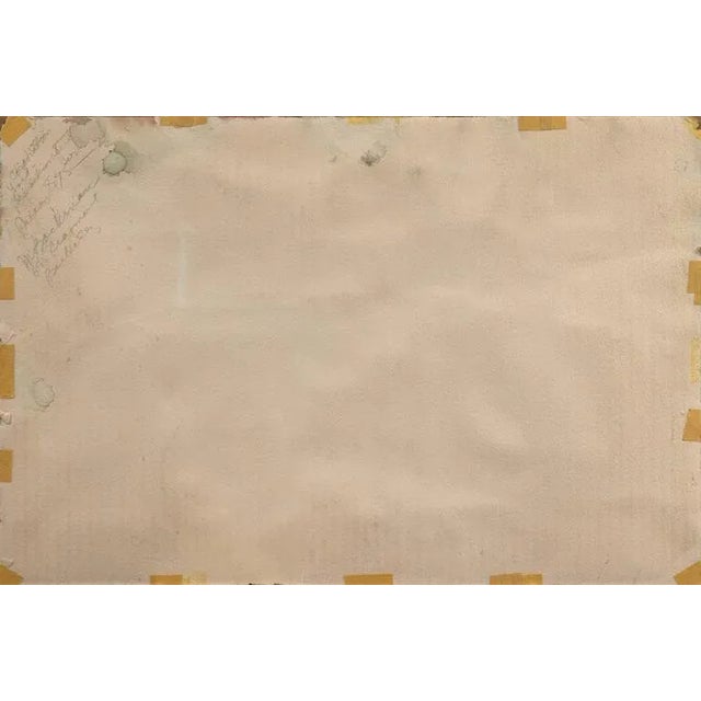 Paper 'Corporation Yard' by Muriel Backman; C. 1960, San Francisco Public Library For Sale - Image 7 of 9