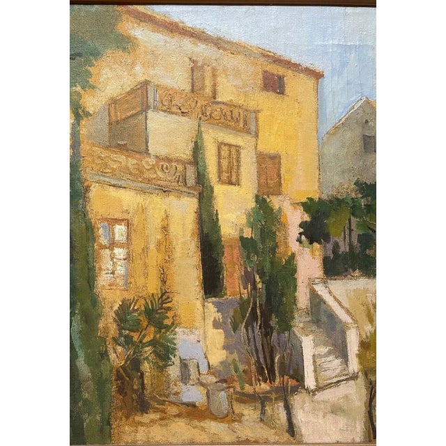 Original C1950s Vladimir Potocnjak 'croatia Village Landscape' Painting - Listed For Sale In Boston - Image 6 of 11