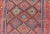 Red Mid 19th Century Sauj Bulak Kurd Carpet in Soft Colors and Diamond Shapes 4'1 X 5'11 For Sale - Image 8 of 11
