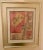 Framed map of Greenwich., Connecticut, Silver leaf framed antique map.