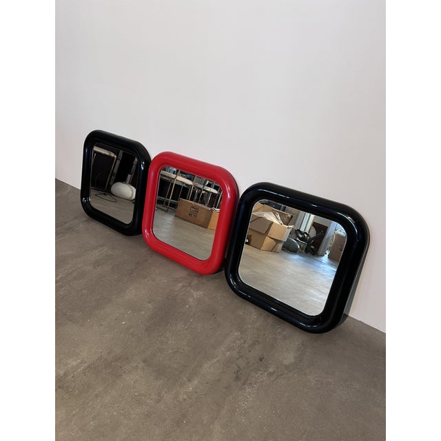 Artemide Delfo Mirrors by Sergio Mazza for Artemide, 1970s, Set of 3 For Sale - Image 4 of 8