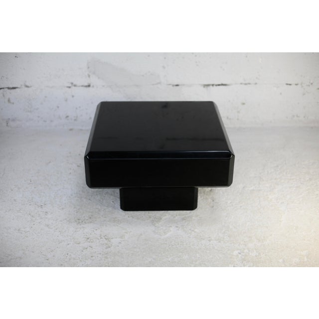 Lacquered Wood Coffee Table with Oblique Sides, France, 1970s For Sale - Image 13 of 18