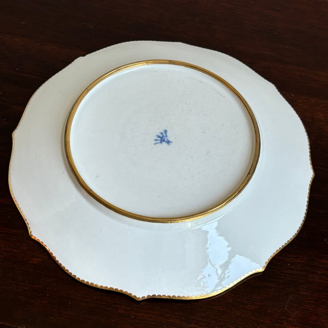 Mid-20th Century Italian Capodimonte Decorative Porcelain Plate For Sale - Image 13 of 14