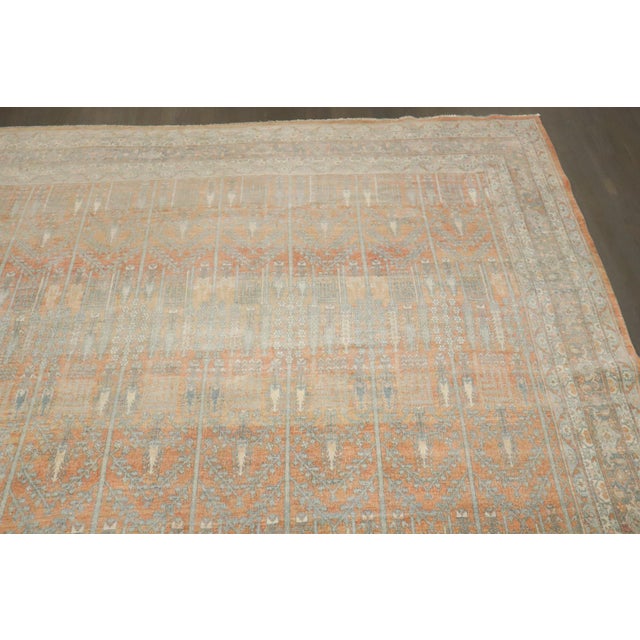 Cypress Tree Square Antique Bidjar Rug - 12' x 14' For Sale - Image 9 of 10