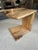 One of a Kind Figured Spaltted Maple Live Edge End Table For Sale - Image 11 of 14