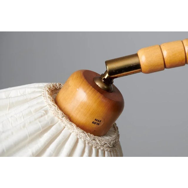 1960s Swedish Modern Birch Table Lamp from Markslöjd Kinna, 1960s For Sale - Image 5 of 8