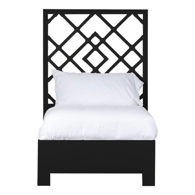 Darien Platform Bed Twin, Black For Sale