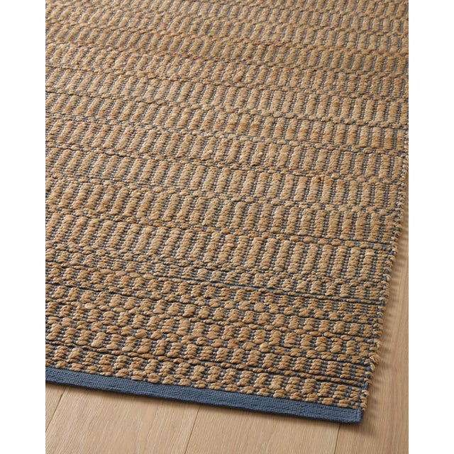 Textile Angela Rose x Loloi Colton Natural / Navy 5'-0" x 7'-0" Area Rug For Sale - Image 7 of 8
