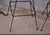 Late 20th Century Pair of Metal Bar Chairs With Slatted Seats and Backs For Sale In Columbia, SC - Image 6 of 7