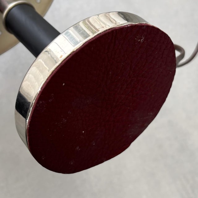 Vintage Scandinavian Table Lamp in Chrome and Steel, Sweden, 1940s For Sale - Image 12 of 13