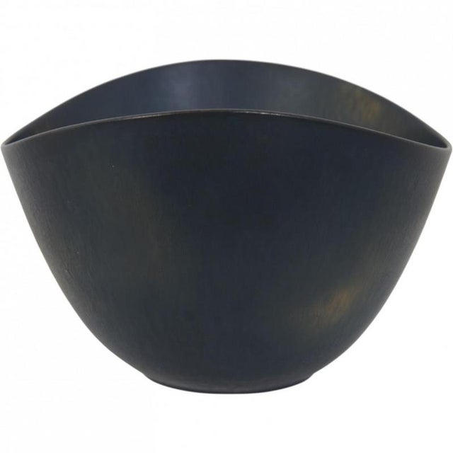 Dark Vase by Gunnar Nylund, 1950s For Sale - Image 3 of 7