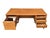 1960s Scandinavian Modern Teak Executive Desk With Floating Pedestal Design For Sale - Image 9 of 17