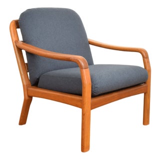 Mid-Century Modern Danish Teak Chair from Dyrlund, 1970s For Sale