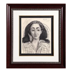 1980s "Jacqueline" Lithograph After Pablo Picasso