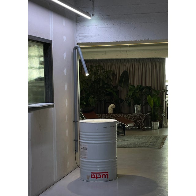 Contemporary Huge Straw Hardware Lamp by Andrei Lazar, Set of 5 For Sale - Image 3 of 7