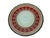 Turkish Large Turkish Gilded Glass Decorative Plate For Sale - Image 3 of 8