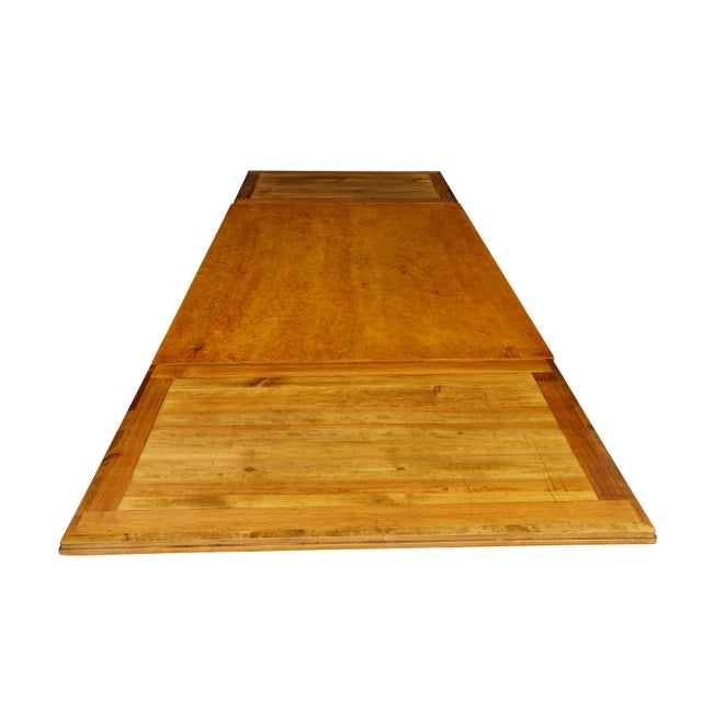 1920s Early 20th Century Birch Extending Dining Table, 1920s For Sale - Image 5 of 11