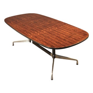 1970s 84 Inch Real Rosewood Table by Eames for Herman Miller For Sale