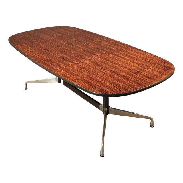 1970s 84 Inch Real Rosewood Table by Eames for Herman Miller For Sale