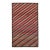 Vintage Zeki Müren Rug in Pink With Polychromatic Stripes by Rug & Kilim For Sale