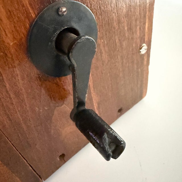 1930's Hand Crank Wall Mount Telephone For Sale - Image 10 of 12