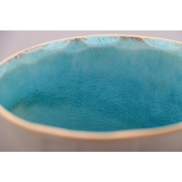 Large Contemporary Minimalist Portuguese Vase, Porcelain For Sale - Image 10 of 12