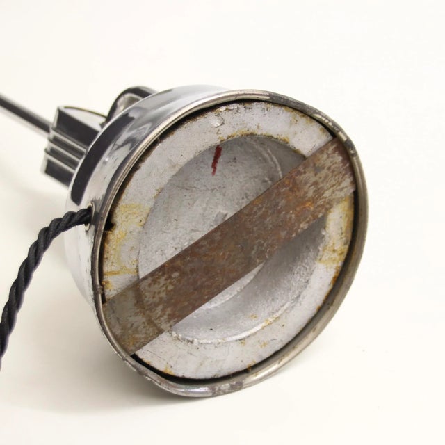 French Art Deco Metal Desk Lamps by Charlotte Perriand for Jumo, 1940s, Set of 2 For Sale - Image 13 of 18