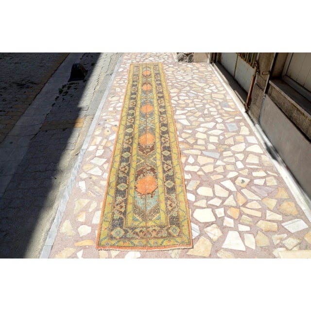 Vintage Anatolian Bohemian Runner For Sale - Image 11 of 11