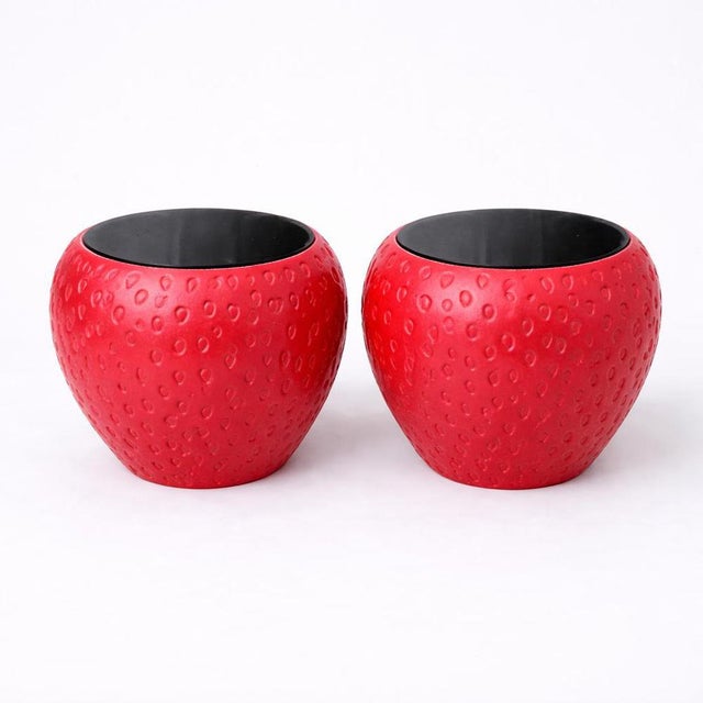 Strawberry Bedside Tables, Set of 2 For Sale - Image 9 of 9