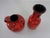 Red Lava Ceramic Vases from Gräflich Ortenburg, 1960s, Set of 2 For Sale - Image 10 of 18