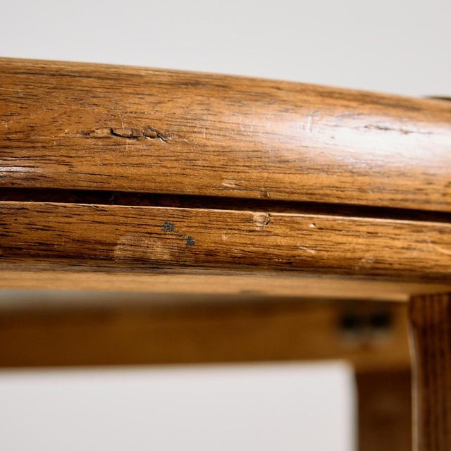 Wood Vintage Oak Coffee Table, 1980s For Sale - Image 7 of 15