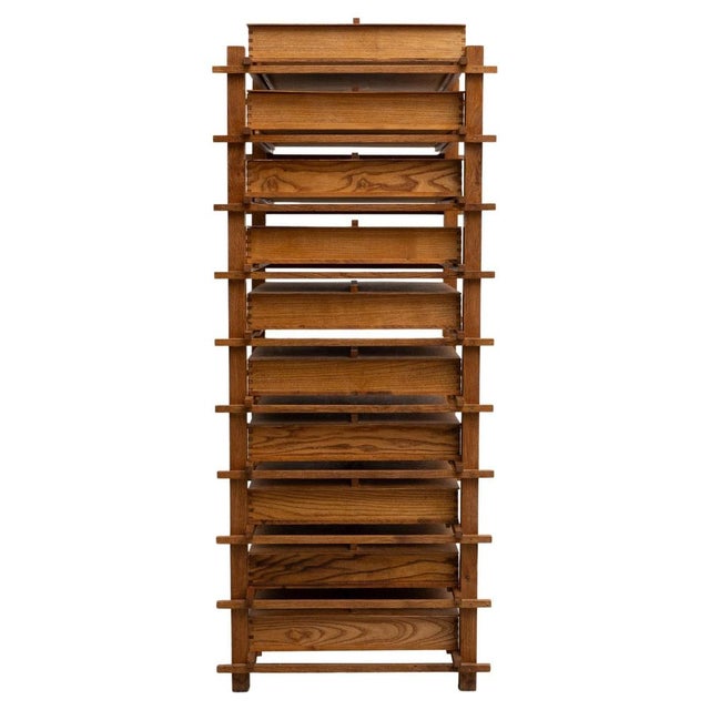 Mid-Century Modern Wood Drawers attributed by Gerrit Thomas Rietveld, 1970s For Sale - Image 11 of 11