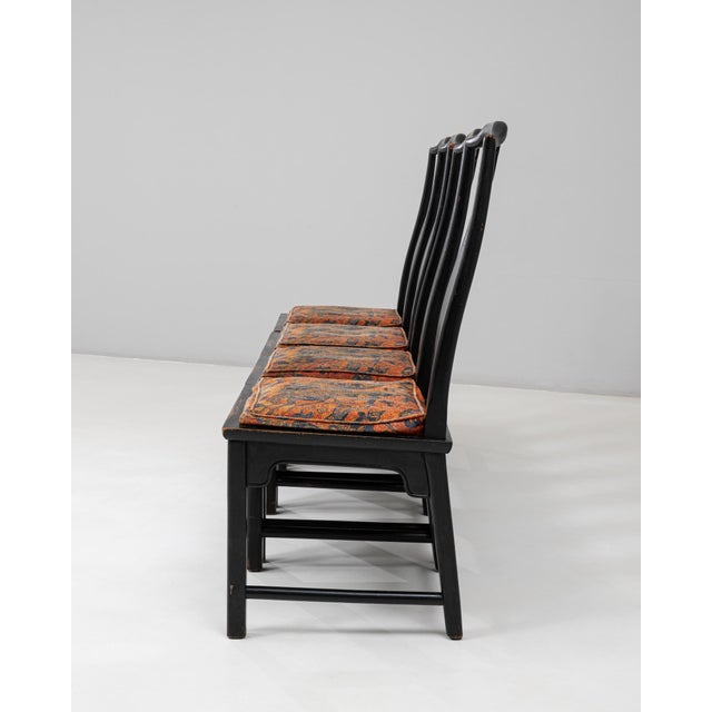 20th Century Chinese Anderson & Daishi Wooden Dining Chairs - Set of 4 For Sale - Image 14 of 18