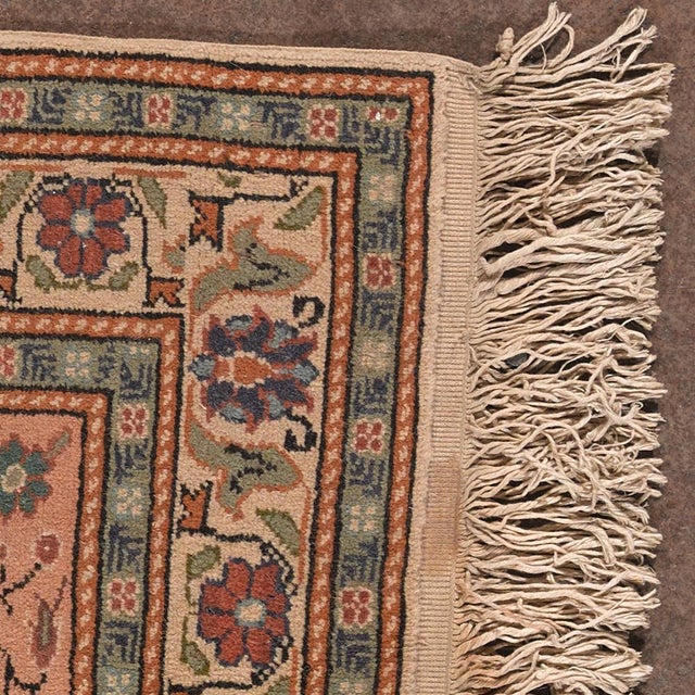 Brown Agra 262 Handcrafted Rug For Sale - Image 8 of 10