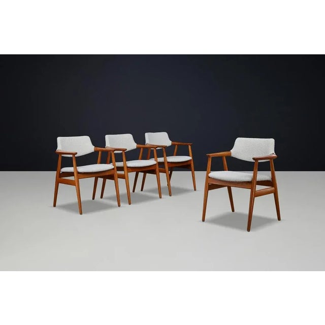 Mid-century teak dining chairs model gm11 by svend åge eriksen for glostrup, denmark, 1960s – set of 4 this elegant set of...
