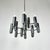 Mid-Century Modern Italian Twelve Bulbs Chrome Tubes Chandelier by Gaetano Sciolari, 1970s For Sale - Image 6 of 9