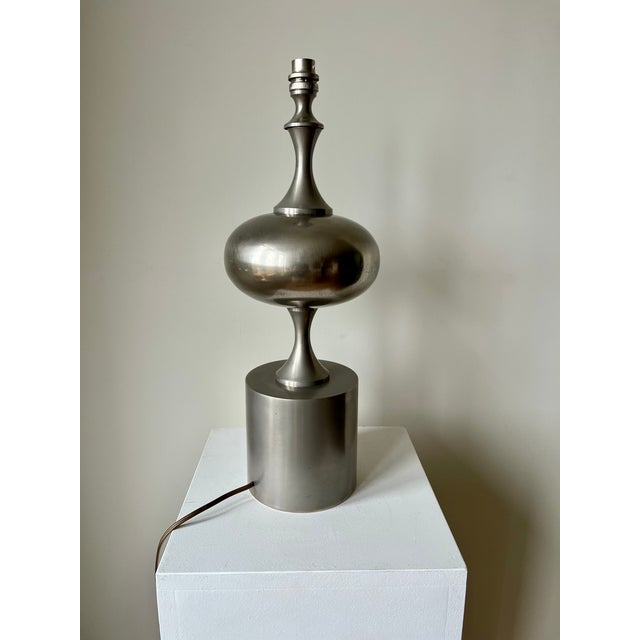 Large Table Lamp attributed to Philippe Barbier, France, 1960 For Sale - Image 12 of 14