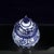 1960s Chinese Chinoiserie Blue and White Interlocking Lotus Porcelain Lidded Ginger Jar For Sale - Image 5 of 7