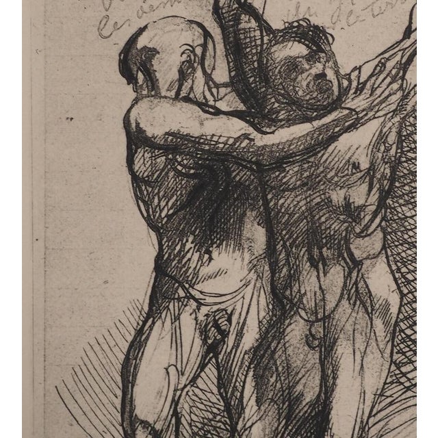 Auguste Rodin (1840-1917) (after) Dante, the terror, 1897 Engraving Signed in the plate On vellum, 32 x 25 cm INFORMATION:...