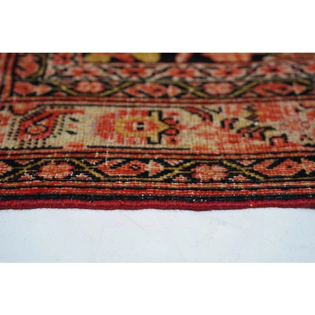 Red Antique Farahan Rug 3'11'' X 6'3'' For Sale - Image 8 of 11