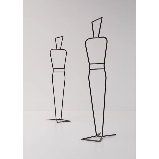 Figurative Steel Mannequin Clothes Stand, 1960s For Sale - Image 10 of 10