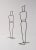 Figurative Steel Mannequin Clothes Stand, 1960s For Sale - Image 10 of 10