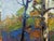 1970s Oil Painting Forest Landscape Gantman Moisey Faibovich For Sale - Image 4 of 11