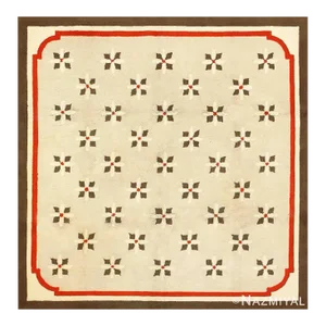 Nazmiyal Collection Art Deco American Hooked Rug