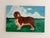 Folk Art Large Vintage Folk Art Dog Portrait – Oil on Panel, Signed K. Hines 1970 For Sale - Image 3 of 17