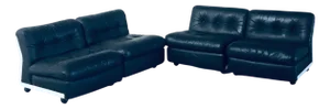 Mid-Century Modern Amanta Modular Sofa by Mario Bellini for B&B Italia, 1970s, Set of 4
