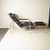 1970s Set of Leather and Chromed Steel Structure Model Genni Lounge Chair & Ottoman by Gabriele Mucchi for Zanotta, 1970s For Sale - Image 5 of 14