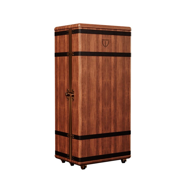 Contemporary Bowmore Bar Cabinet by Wood Tailors Club For Sale - Image 3 of 18